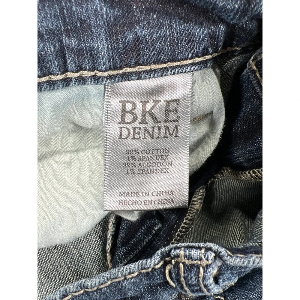 BKE Men’s Dark Wash Tyler Straight Leg Denim Jeans - 34R - Picture 4 of 4